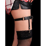 Subblime - 953744 Liga Punk de Cuero Ajustable Negra Talla Única