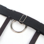 Subblime - 953744 Liga Punk de Cuero Ajustable Negra Talla Única