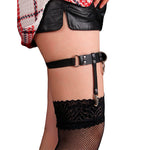 Subblime - 953744 Liga Punk de Cuero Ajustable Negra Talla Única
