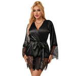 Subblime 953805 Pijama Elegante de Encaje + Tanga Negro L/XL