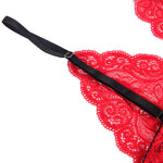 Subblime 953898 Camisola de Seda e Renda + Calcinha Vermelha S/m