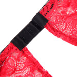 Subblime 953898 Camisola de Seda e Renda + Calcinha Vermelha S/m