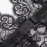 Subblime 953928 Camisola de Seda e Renda + Calcinha Preta L/xl
