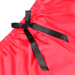 Subblime 953966 Camiseta de Seda Casual + Bragas de Encaje Negro/Rojo L/XL