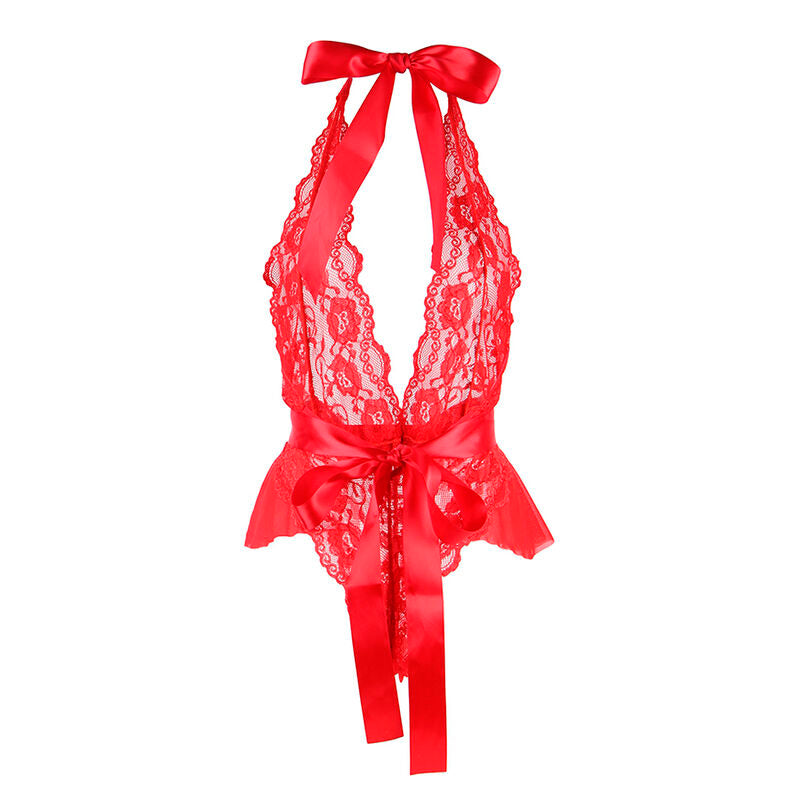 Subblime 953973 Body Sexy Com Babados + Cinto Vermelho S/m