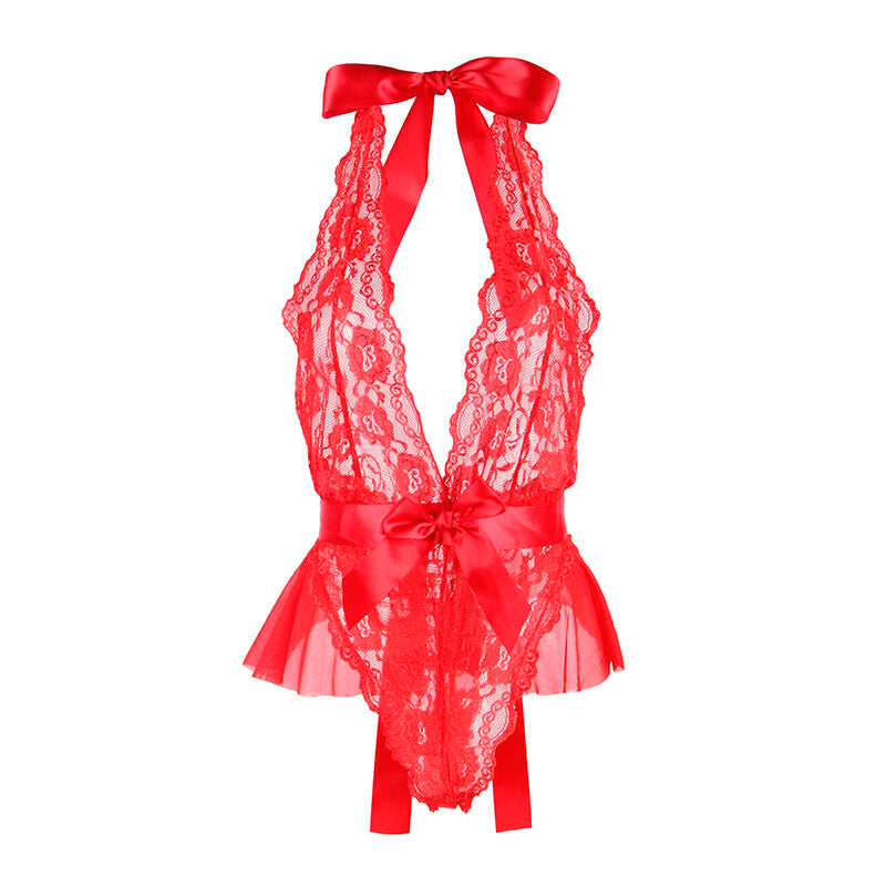 Subblime 953973 Body Sexy Com Babados + Cinto Vermelho S/m