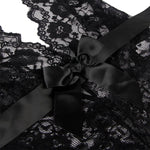 Subblime 930882 Body Sexy Con Volantes Negro L/xl