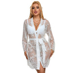 Subblime 954376 Camisola de Noite Manga Comprida Com Design Floral Branco L/xl