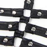 Subblime 954413 Cuerpo Bondage de Cuero Negro L/XL