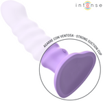 Intense Brenda Vibrador Tamaño M Diseño Espiral 10 Vibraciones Morado Control Remoto