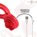 Intense Gail Estimulador Rose 10 Vibraciones Rojo Control Remoto