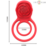 Intense Gail Estimulador Rose 10 Vibraciones Rojo Control Remoto