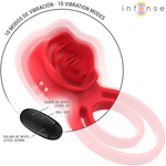 Intense Gail Estimulador Rose 10 Vibraciones Rojo Control Remoto