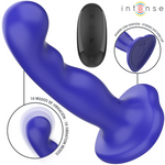 Vibrador Intenso Shorty con Ventosa Azul Control Remoto