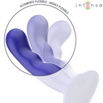 Vibrador Intenso Shorty con Ventosa Azul Control Remoto