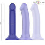 Intense Victoria Vibrador Con Ventosa 10 Vibraciones Azul Oscuro Control Remoto