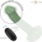 Intense Becca Vibrador Com Ventosa 10 Vibrações Verde Controle Remoto