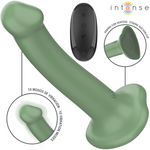 Intense Becca Vibrador Com Ventosa 10 Vibrações Verde Controle Remoto