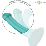 Intense Katie Vibrador Com Ventosa 10 Vibrações Azul Controle Remoto