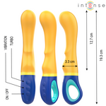 Intense Shaggy Vibrador G-spot Amarelo