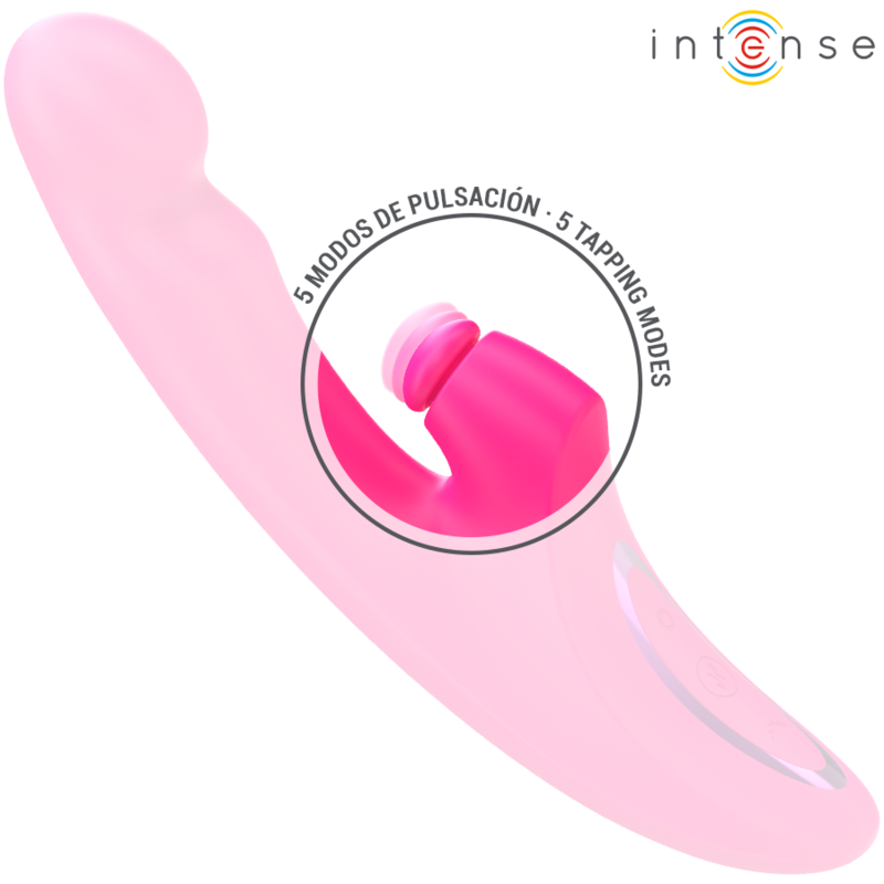 Intense Emi Vibrador 13,5 Cm Multifunção 3 Em 1 10 Vibrações Rosa