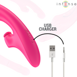 Intense Emi Vibrador 13,5 Cm Multifunção 3 Em 1 10 Vibrações Rosa