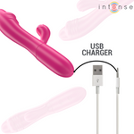 Intense - Ivy Vibrador Flexível 10 Vibrações com Língua Estimulante Rosa