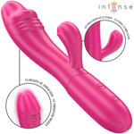 Intense Ivy Vibrador Flexível 10 Vibrações Com Língua Estimulante Rosa