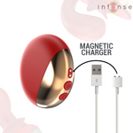 Intense Vibrador e Estimulador Mariah Em Formato U 10 Vibrações Vermelho