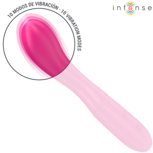 Intense - Lisette Vibrador 19 cm Flexível 10 Vibrações Rosa
