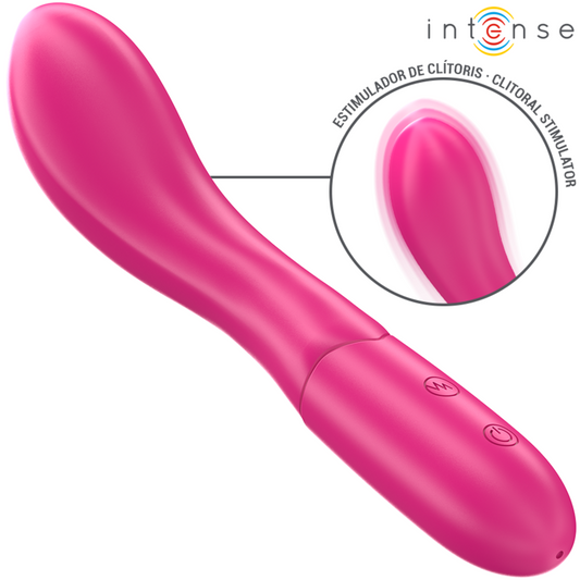 Intense - Lisette Vibrador 19 cm Flexível 10 Vibrações Rosa