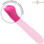 Vibrador Intense Paty 19 cm Flexible 10 Vibraciones Modelo 2 Rosa