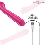 Intense - Paty Vibrador 19 cm Flexível 10 Vibrações Modelo 2 Rosa