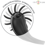 Intense - Mabel Anel Vibratório 10 Vibrações com Estimulador de Clitóris Preto