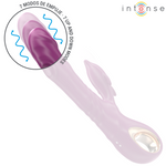 Intense Halle Vibrador Multifuncional Con Lengua Estimulante de Delfín Morado