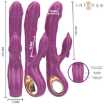 Intense Halle Vibrador Multifuncional Con Lengua Estimulante de Delfín Morado