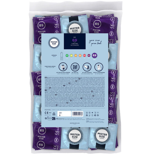 Mister Size Preservativos Tamanho XXXL 69 mm (100 un)