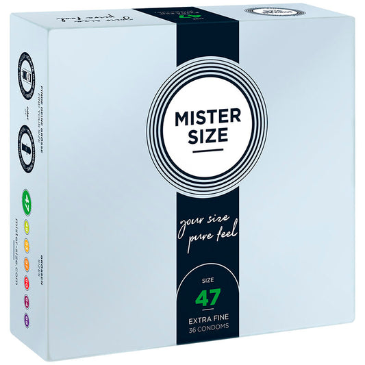 Mister Size Preservativos Tamanho Xs 47 Mm (36 Unidades)