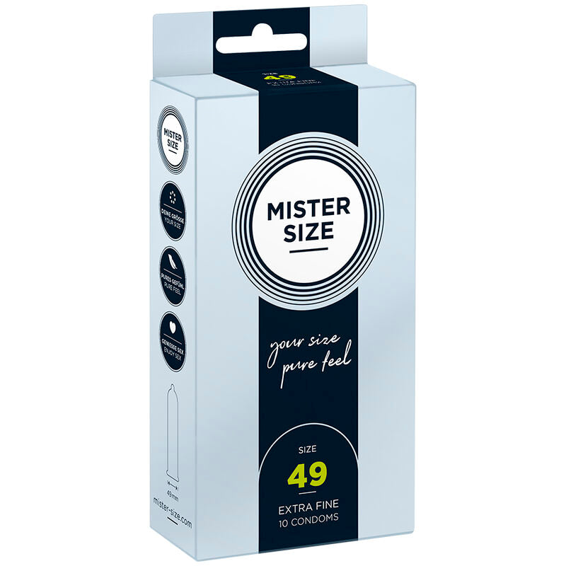 Mister Size - Preservativo Tamanho S 49 Mm (10 Unidades)