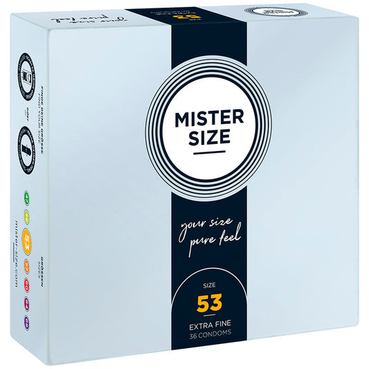 Mister Size Preservativo Tamanho M 53 Mm (36 Unidades)