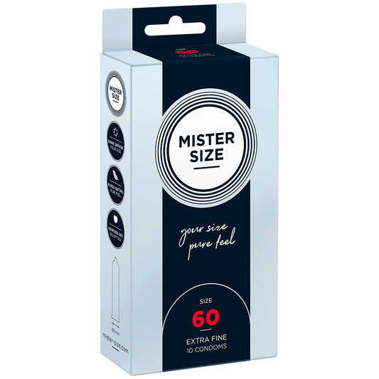 Mister Size - Preservativo Tamanho XL 60 Mm (10 Unidades)