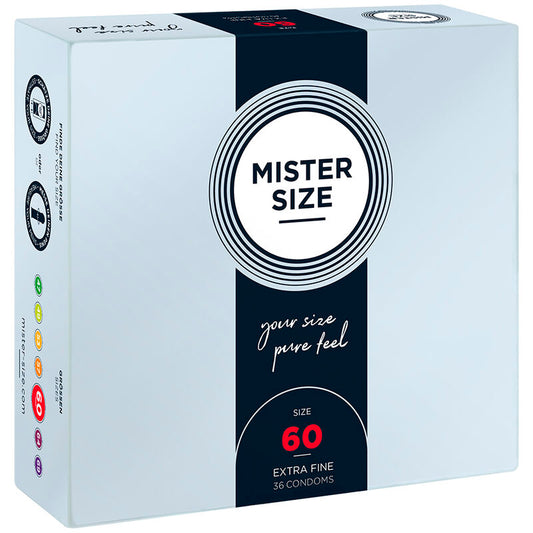 Mister Size Preservativo Tamanho Xl 60 Mm (36 Unidades)