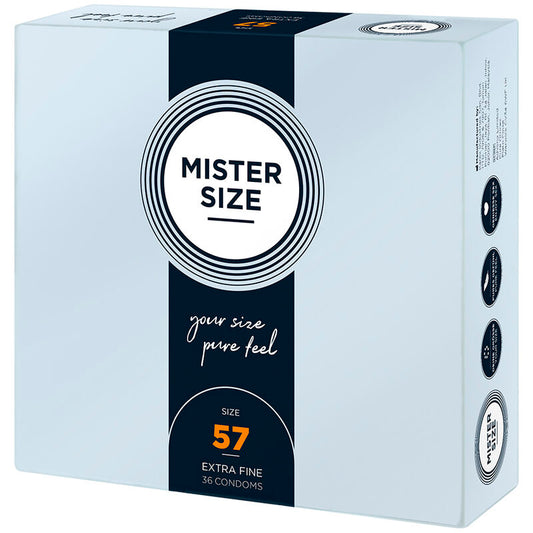 Mister Size Preservativo Tamanho L 57 Mm (36 Unidades)