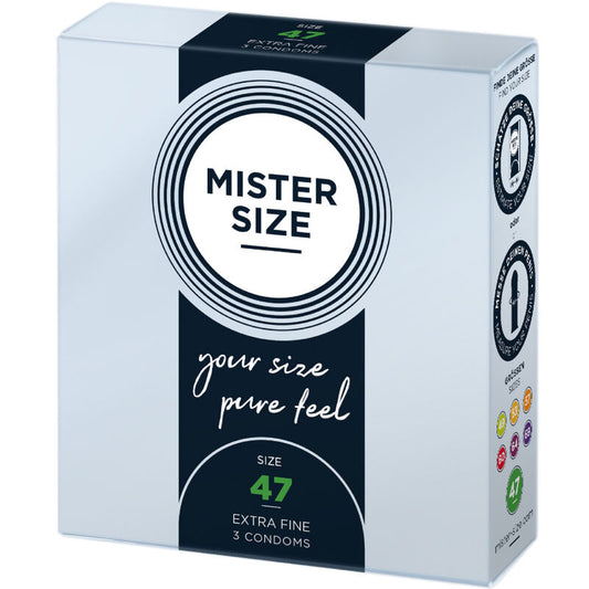 Mister Size - Preservativos Tamanho Xs 47 Mm (3 Unidades)