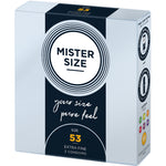 Mister Size - Preservativo Talla M 53 Mm (3 Unidades)