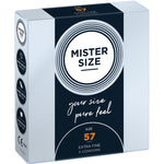 Mister Size - Preservativo Talla L 57 Mm (3 Unidades)