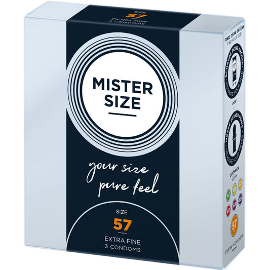 Mister Size - Preservativo Tamanho L 57 Mm (3 Unidades)