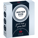 Mister Size - Preservativo Tamanho XL 60 Mm (3 Unidades)