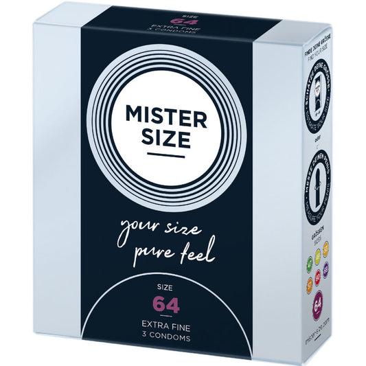 Mister Size - Preservativos Tamanho XXL 64 Mm (3 Unidades)