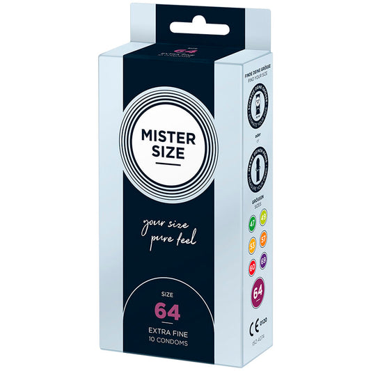 Mister Size - Preservativos Tamanho XXL 64 Mm (10 Unidades)